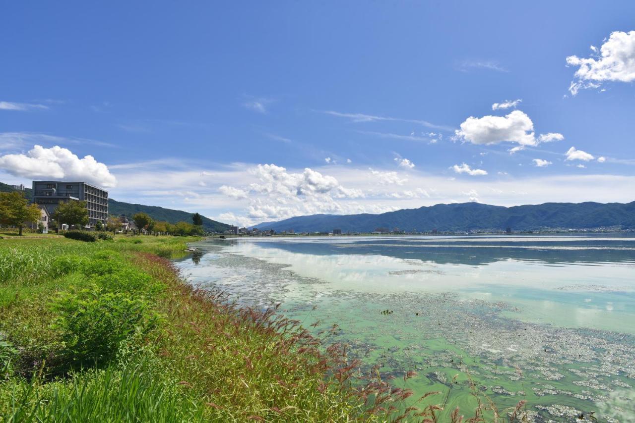 天然個室温泉 Hotel Lafontaine 諏訪 (Adults Only) Szuva Kültér fotó
